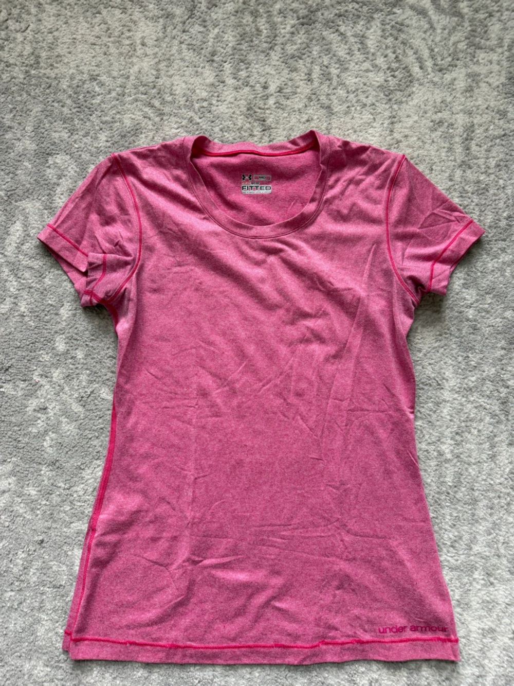 Under Armour Pink T shirt- size medium